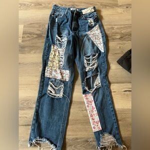 Patchwork jeans
